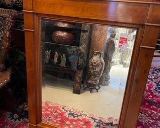 French art Nouveau style mirror