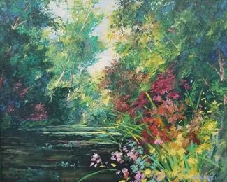 The second of two Art Franckowiak original oil paintings in this sale,