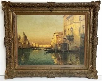 Antoine Bouvard Venice Original Oil