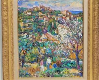 Antonio Sereix Codina Mallorca Village Impressionist Landscape