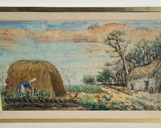 Philip Reisman Farm Composition