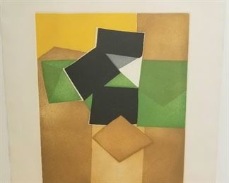 Bertrand Dorney French Abstract Etching