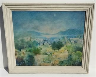 Ludwig Grossman one of two landscapes in this sale.