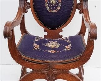 Victorian Oak Chair