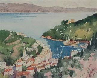 Gino Frattini Italian Watercolor