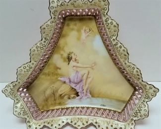 Signed A Heer Vienna Porcelain