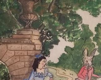 D Button possible Peter Rabbit Illustration Painting