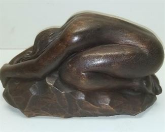 Jose Pinal Mexican Art Deco Nude Carving