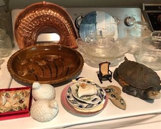 Curiosities and uncommon finds throughout the house.