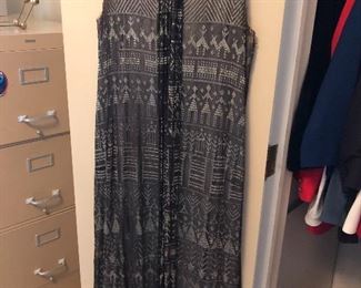 Hundreds of pieces of vintage clothing.