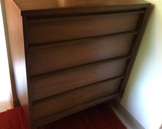 MCM four-drawer dresser by Bassett Furniture.