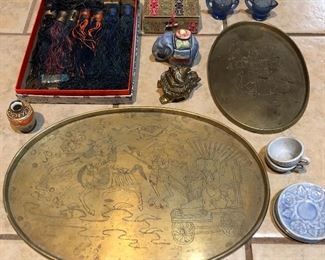 Selection of antiques from China and Japan.