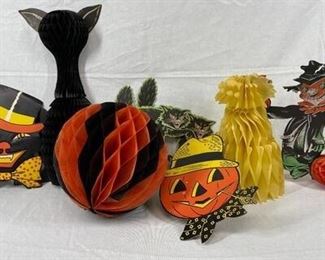 Vintage Halloween Party Decoration Lot