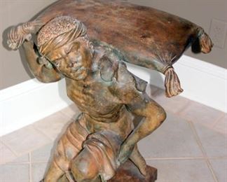 27” Figural Plant Stand