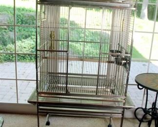 Large Stainless Steel Bird Cage