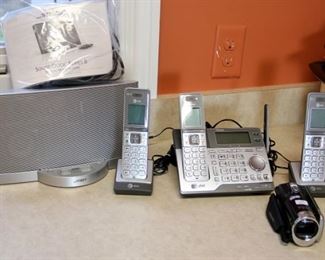 Samsung Video Recorder, Bose Sound Dock, ATT Landline Phone System