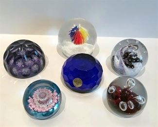 Paperweights Caithness, St. Louis & Others