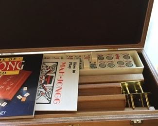 Mah Jongg set--many other gamers