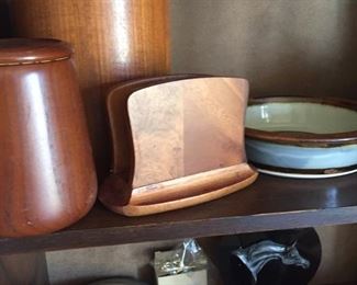 mid-cen accessories-ice bucker-napkin holder-humidor from Denmark