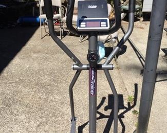 Lot of exercise equipment