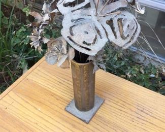 fab brutalist flower arrangement