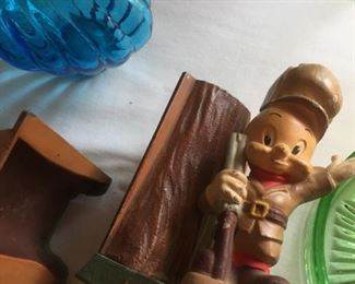 Elmer Fudd bookend--one of two