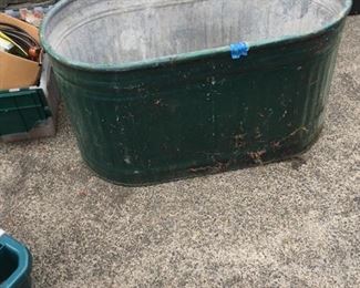 horse trough original paint