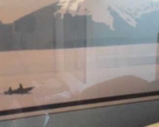 fab NW serigraph by LaConner arts--still trying to get name--signed & numbered