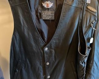Harley Davidson Leather Vest 