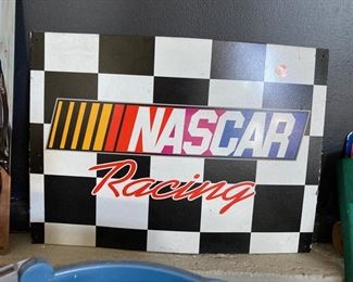 Nascar Racing Wall Sign 