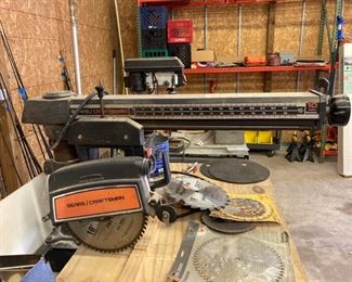 Craftsman 10" radial saw 