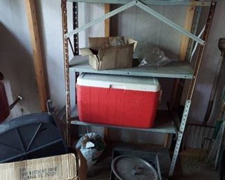 Shelf and Contents - Cooler and Taillights