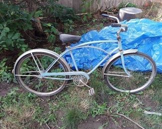 Vintage Blue Bicycle
