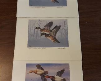 Ducks Unlimited signed/numbered prints