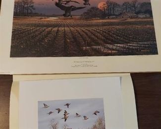 wildlife prints signed/numbered