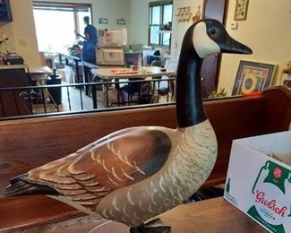 Ducks Unlimited Large Wooden Goose by Don Profota