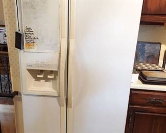 Whirlpool Side by Side Refrigerator - Contents Not Included