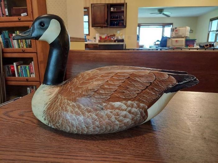 Painted Wooden Big Sky Carvers Duck Decoy