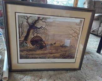 The King and His Court by John Eberhardt - Ducks Unlimited Print, Signed and Numbered