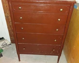 Vintage Simmons Metal Chest of Drawers