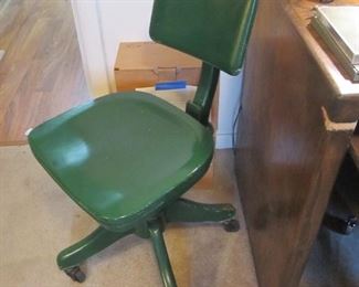 Cool antique office chair!