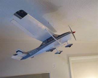 Vintage handmade model airplanes - very cool!