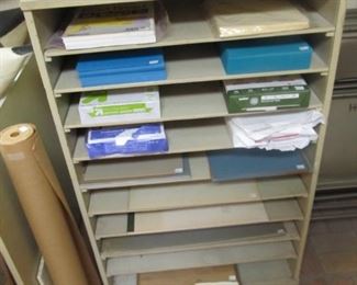 PRESALE ITEM - $375, Antique solid wood flat-file storage - multipurpose