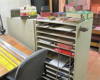 PRESALE ITEM - (RIGHT CABINET) $375  FLAT FILE STORAGE MULTIPURPOSE