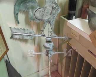 1800s antique copper weathervane.