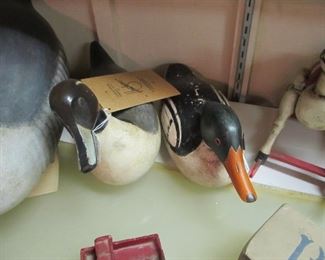 Handmade & custom-carved with fine artisan woods geese & duck decoys. (Some have been sold to celebs - Tom Selleck)
