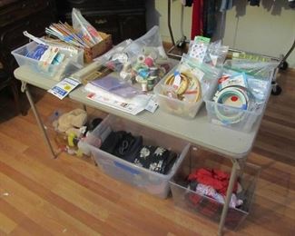 lots of vintage sewing supplies