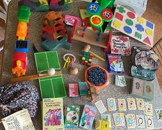 Vintage toys and games 