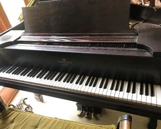 Kurtzmann & Co. baby grand piano with ivory keys.  A family heirloom.!!!