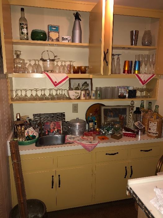 Vintage Bar Ware Galore